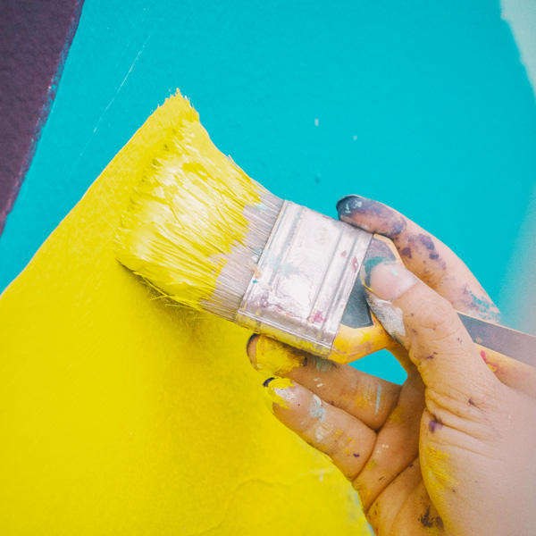 Tinta fácil de pintar parede