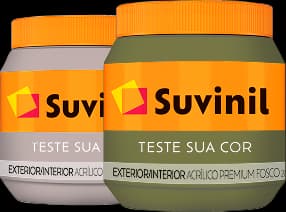 Tinta Suvinil Teste sua cor: Desconto apartir de 2 cores