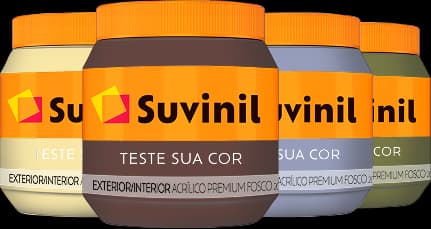 Tinta Suvinil Teste sua cor: Desconto apartir de 4 cores