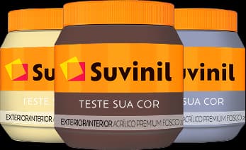 Tinta Suvinil Teste sua cor: Desconto apartir de 3 cores