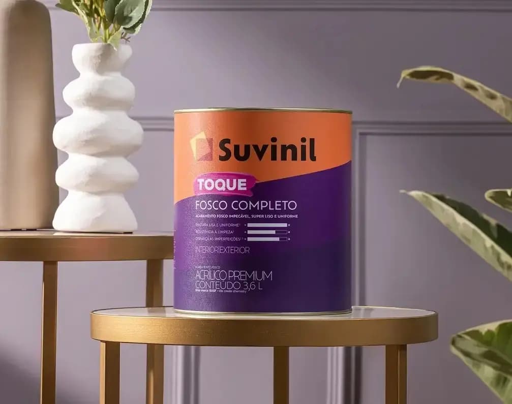 Transforme seu lar — Dê mais vida aos ambientes internos com um acabamento fosco impecável!