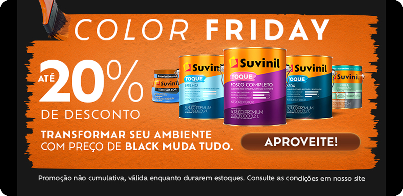 Black Friday Suvinil - Principal
